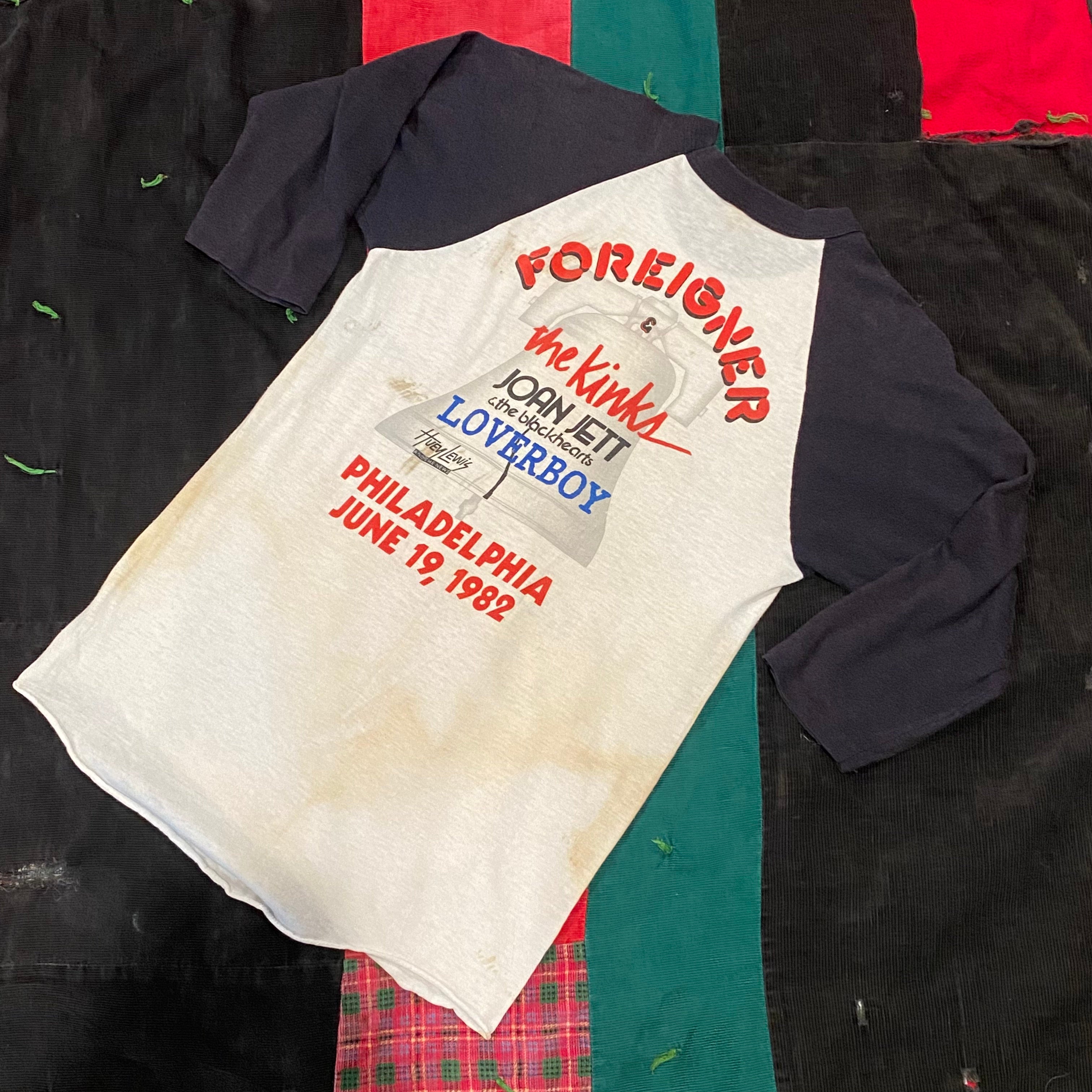 激レア EAGLES Foreigner Texas Jam 1980 Tシャツ 激レア EAGLES Foreigner Texas Jam 1980 Tシャツ